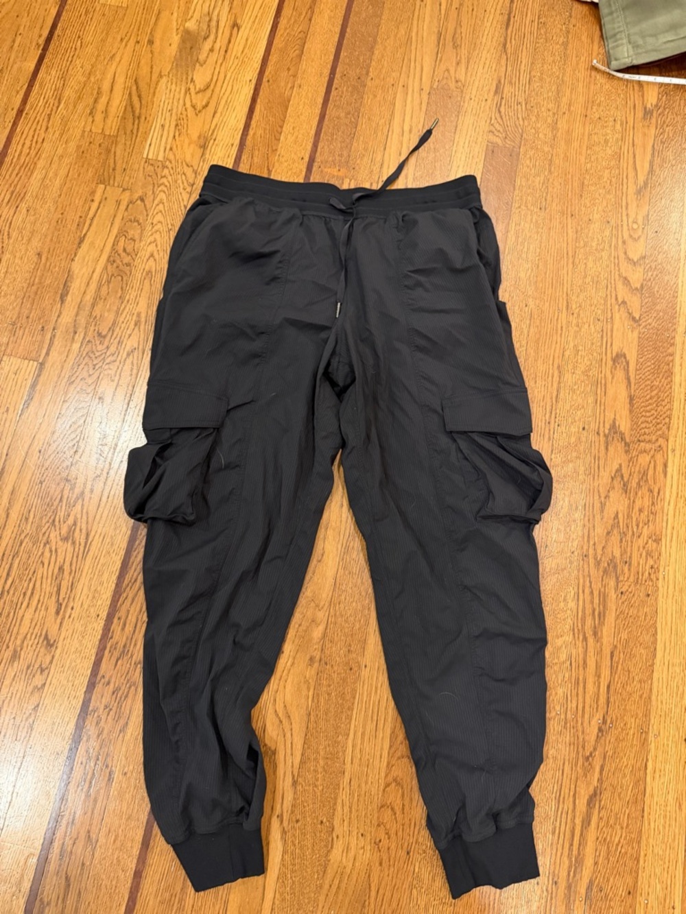 Black Cargo Jogger Pants